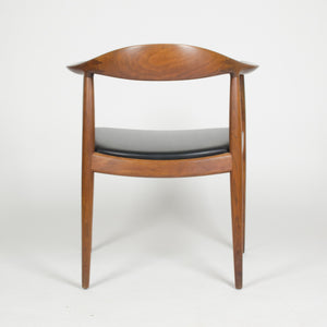 SOLD 4x Hans Wegner Round The Chair Johannes Hansen Denmark For Knoll Teak Armchairs