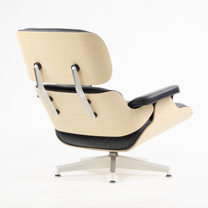 SOLD Brand New Herman Miller Eames Lounge Chair White Ash 670 Black Leather