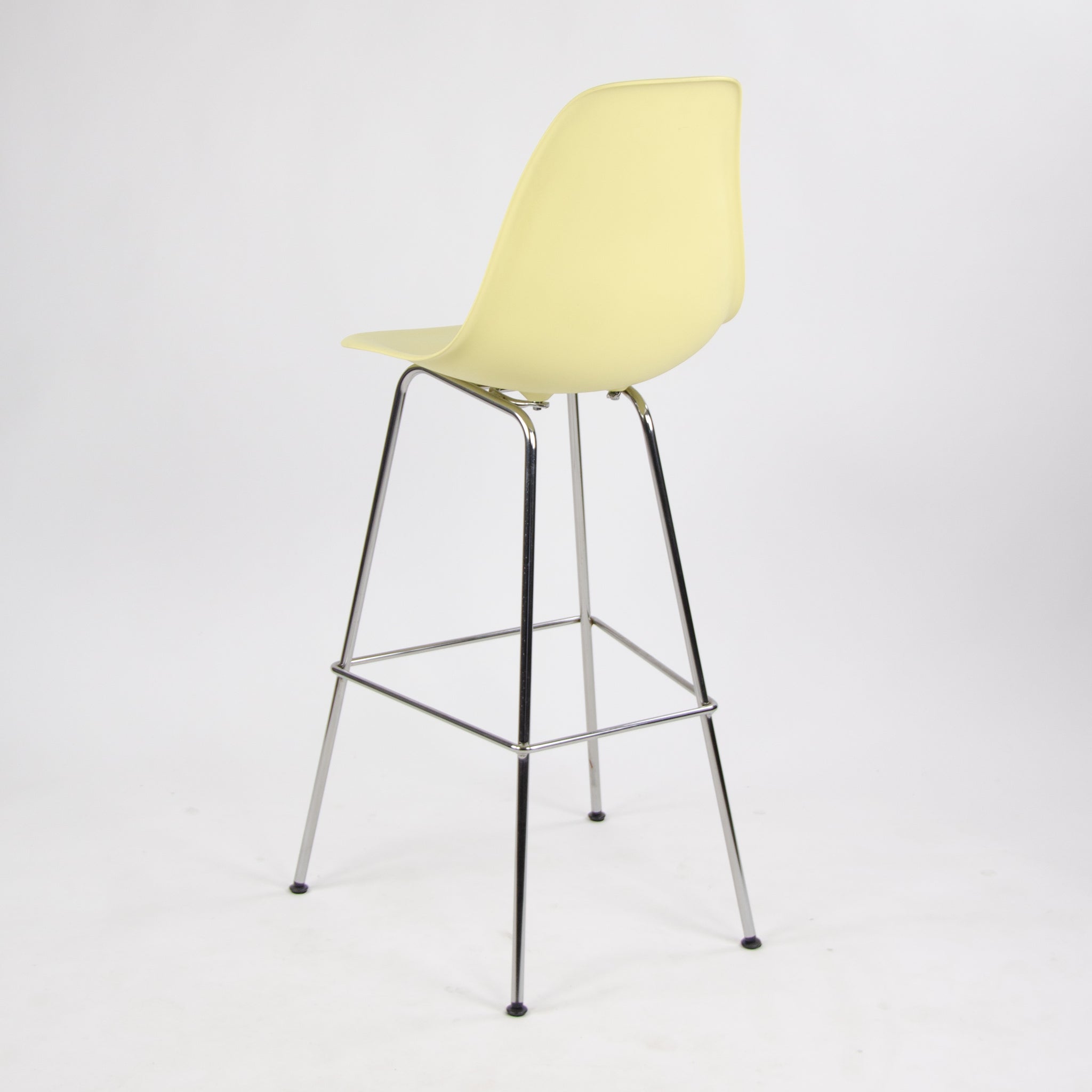 SOLD New 2016 Herman Miller Eames Plastic Side Shell Chair Barstool Pale Yellow 1x Available