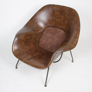 SOLD 1960’s Eero Saarinen Womb Chair Knoll International Vintage Black Frame