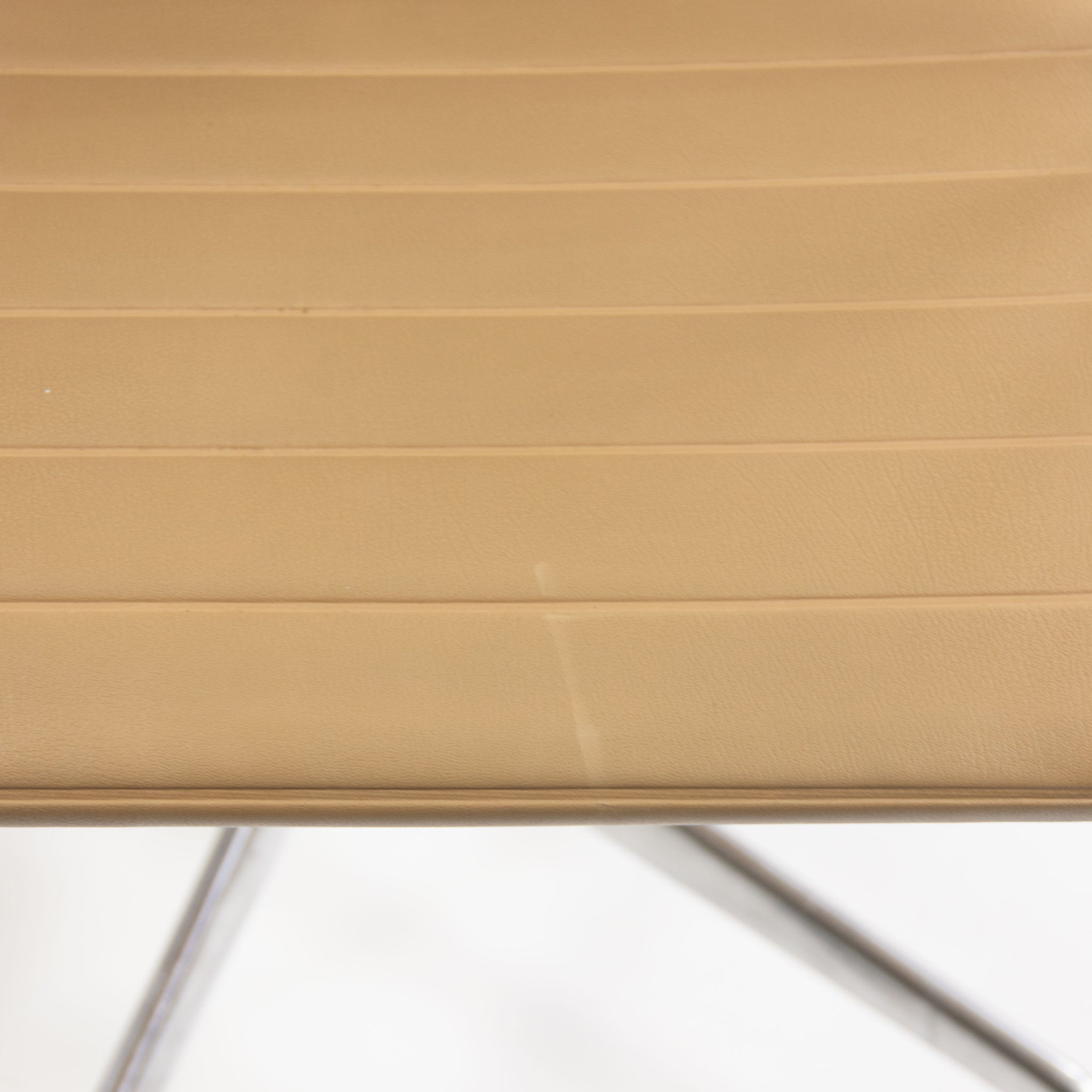 SOLD 2008 Herman Miller Eames Aluminum Group Management Desk Chair in Tan Naugahyde Multiples Available