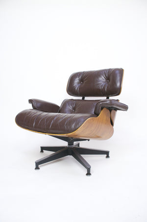 SOLD 1970's Herman Miller Eames Lounge Chair & Ottoman Rosewood 670 671