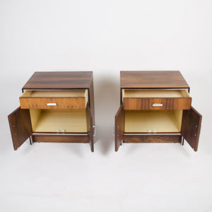 SOLD Falster Maurice Villency Rosewood Danish Dresser End Tables Bedside Cabinet Pair