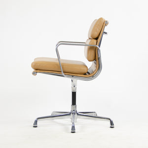 SOLD Eames Herman Miller Low Soft Pad Aluminum Desk Side Chair Tan Leather NEW