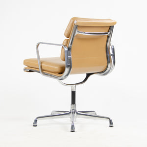 SOLD Eames Herman Miller Low Soft Pad Aluminum Desk Side Chair Tan Leather NEW