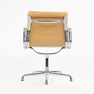 SOLD Eames Herman Miller Low Soft Pad Aluminum Desk Side Chair Tan Leather NEW