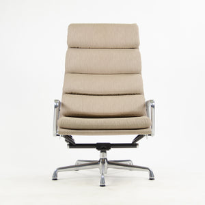 SOLD Herman Miller Eames Soft Pad Aluminum Group Lounge Chairs Fabric 2x 2007