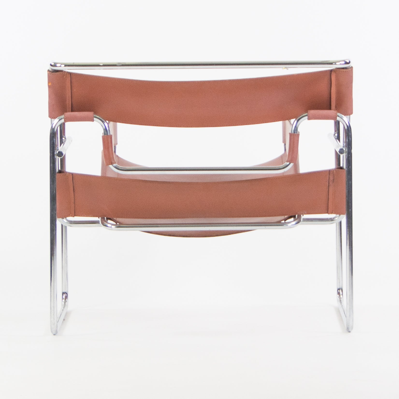 SOLD Early Gavina Knoll Stendig Marcel Breuer Wassily Chair B3 Brown Leather Marked