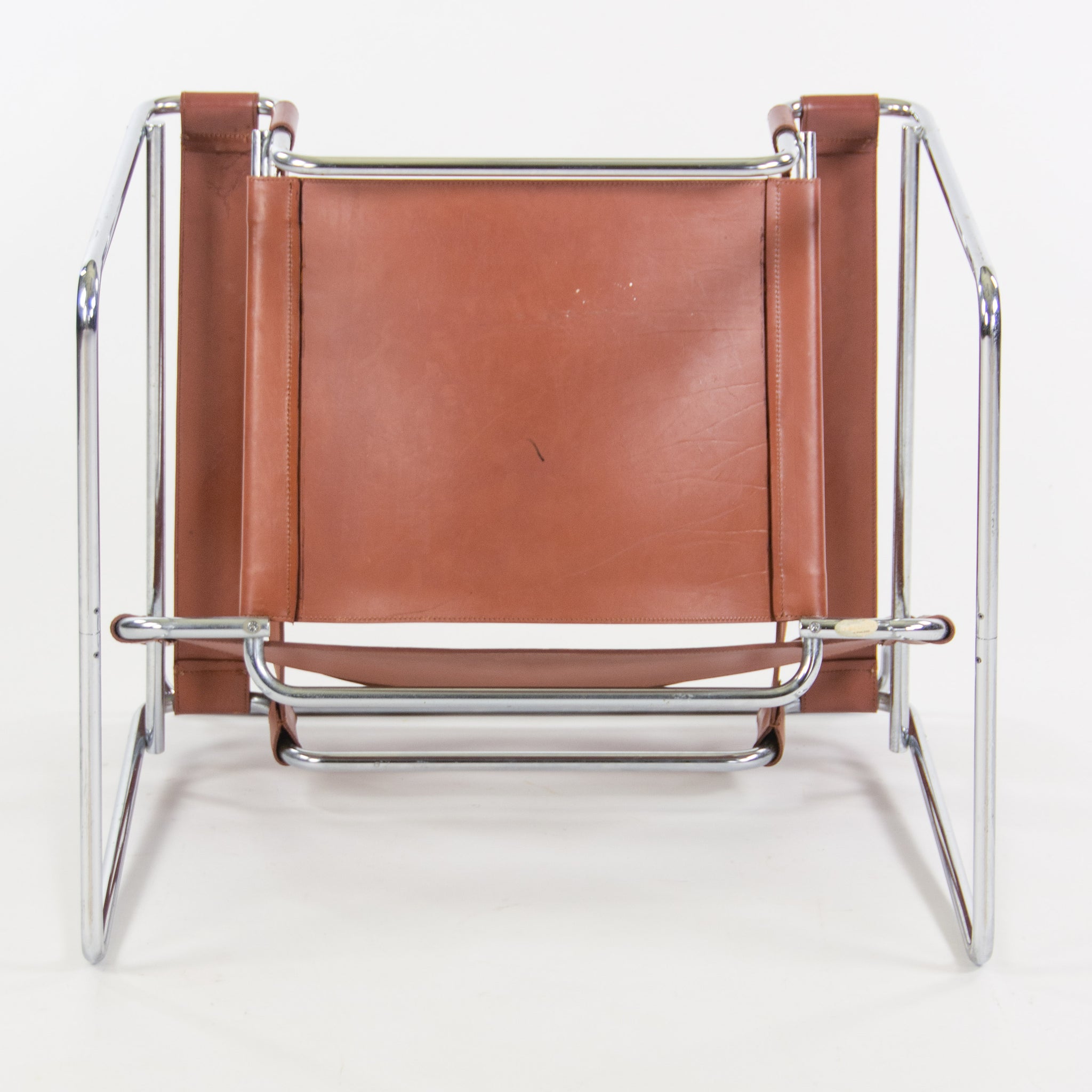 SOLD Early Gavina Knoll Stendig Marcel Breuer Wassily Chair B3 Brown Leather Marked