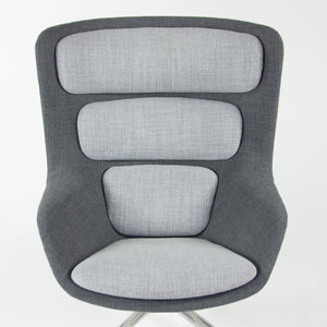 SOLD Herman Miller Grey Fabric Striad High Back Lounge Chair Markus Jehs Jürgen Laub