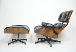 SOLD 1978 Herman Miller Eames Lounge Chair & Ottoman Rosewood 670 671