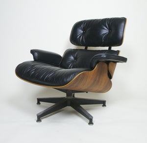 SOLD 1978 Herman Miller Eames Lounge Chair & Ottoman Rosewood 670 671