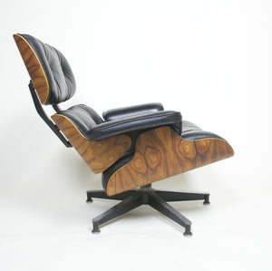 SOLD 1978 Herman Miller Eames Lounge Chair & Ottoman Rosewood 670 671