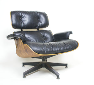 SOLD 1978 Herman Miller Eames Lounge Chair & Ottoman Rosewood 670 671