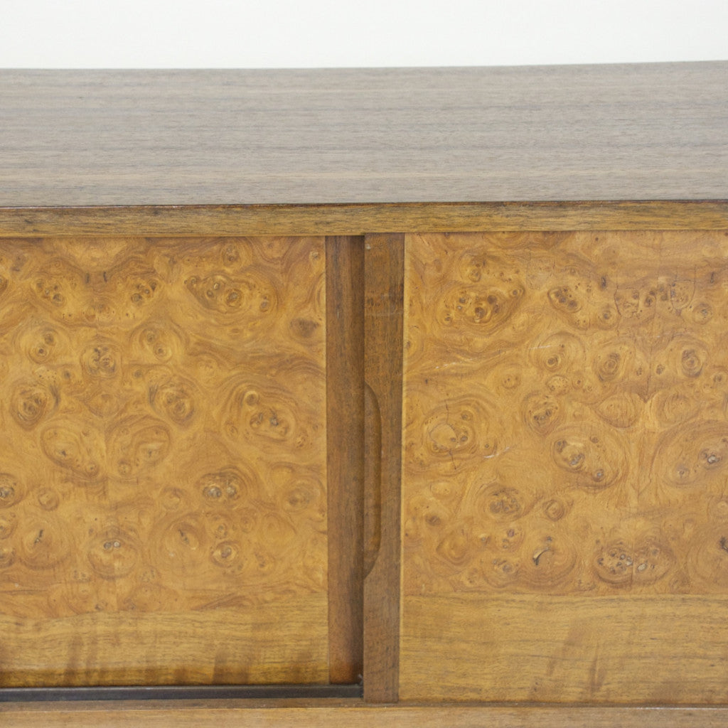 SOLD George Nakashima for Widdicomb Sundra Hanging Burl Wall Cabinet