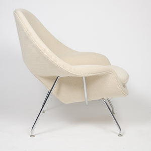 SOLD Eero Saarinen Womb Chair Knoll International Mid-Size Ivory Cato Fabric MINT!