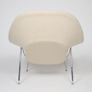 SOLD Eero Saarinen Womb Chair Knoll International Mid-Size Ivory Cato Fabric MINT!