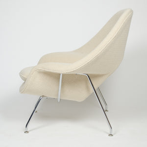 SOLD Eero Saarinen Womb Chair Knoll International Mid-Size Ivory Cato Fabric MINT!