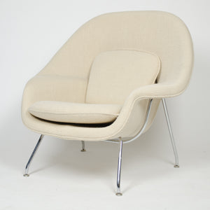 SOLD Eero Saarinen Womb Chair Knoll International Mid-Size Ivory Cato Fabric MINT!