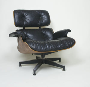 SOLD 1970's Herman Miller Eames Lounge Chair & Ottoman Rosewood 670 671