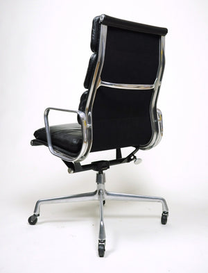 SOLD Rare Early Eames Herman Miller Soft Pad High Back Aluminum Group Chair