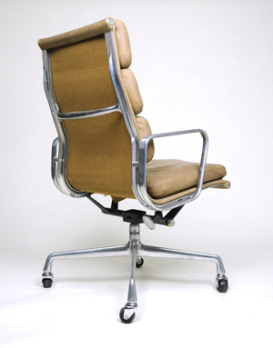 SOLD Eames Herman Miller Soft Pad High Back Aluminum Group Chairs Set Of Six