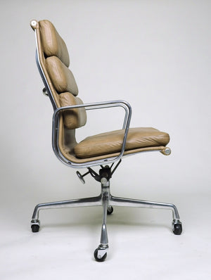 SOLD Eames Herman Miller Soft Pad High Back Aluminum Group Chairs Set Of Six