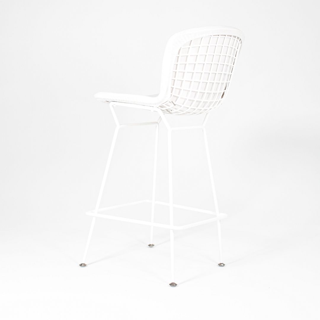 bertoia stool with back pad & seat cushion